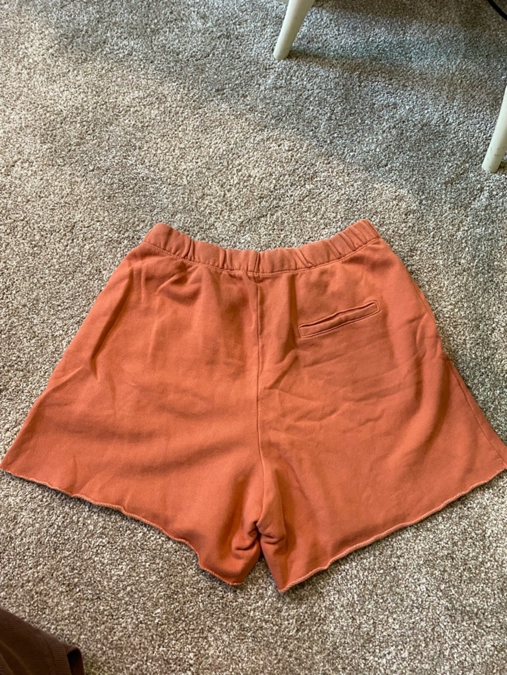 aerie Rust Orange High-Waist Lounge Shorts